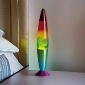 15.7" Rainbow Lava Lamp