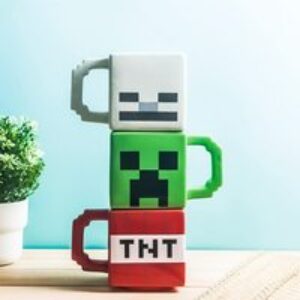 Minecraft Stacking Mugs Set of 3 – Only at Menkind!