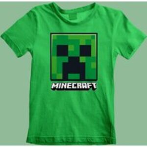 Minecraft: Creeper Face Kids T-Shirt 12-13 Years