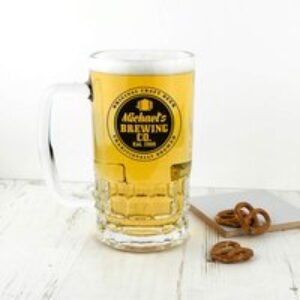 Personalised Brewing Company Beer Glass Tankard