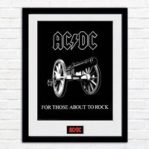 AC/DC For Those About to Rock Framed Print