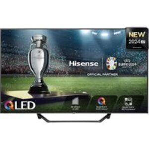 65" HISENSE 65A7NQTUK  Smart 4K Ultra HD HDR QLED TV with Amazon Alexa