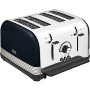 MORPHY RICHARDS Venture Retro 240334 4-Slice Toaster - Onyx