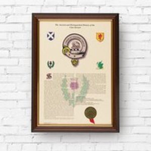 Scottish Clan History Print