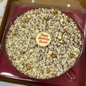 Personalised 10" Salted Caramel Chocolate Pizza