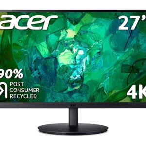 ACER Vero CB272Kbmiiprx 4K Ultra HD 27 LED Monitor - Black, Black