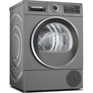 BOSCH Series 6 WQG245R9GB 9 kg Heat Pump Tumble Dryer - Graphite, Silver/Grey