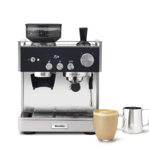 BREVILLE Barista Signature Espresso VCF160 Bean to Cup Coffee Machine - Stainless Steel, Stainless Steel