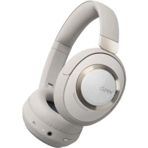 CLEER AUDIO Alpha Wireless Bluetooth Noise-Cancelling Headphones - Stone, Cream