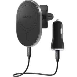 CYGNETT MagHold Magnetic Car Wireless Charger - 1 m, Black