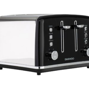 DAEWOO Kensington SDA1586 4-Slice Toaster - Black