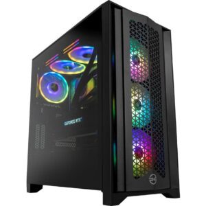 PCSPECIALIST iCUE 200 Gaming PC - Intel®Core i7, RTX 4070 Ti SUPER, 1 TB SSD, Black