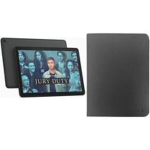 Amazon Fire HD 10 10.1" Tablet (2023) & Logik L10USRD24 10-11" Universal Tablet Starter Kit Bundle