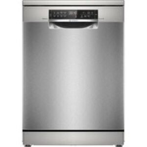 BOSCH Series 6 SMS6TCI01G Full-size WiFi-enabled Dishwasher - Silver Inox