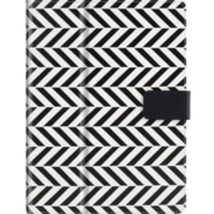 Goji 9-11" Tablet Folio Case - Black & White