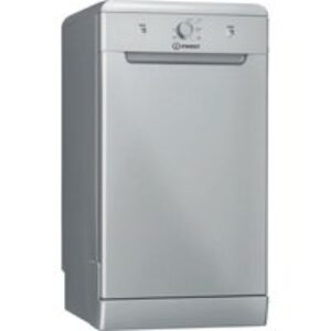 INDESIT DF9E 1B10 S UK Slimline Dishwasher - Silver