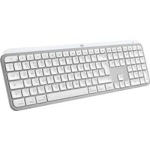 LOGITECH MX Keys S for Mac Wireless Keyboard - Pale Grey