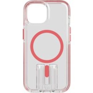 TECH21 Evo Crystal Kick iPhone 15 Case with MagSafe - Clear & Coral