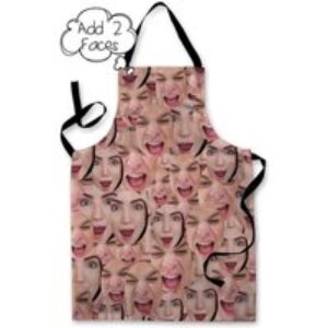 Personalised Faces All Over Apron - 2 Face