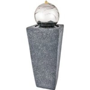 PREMIER DC203165 Orb Tower Water Feature - Grey