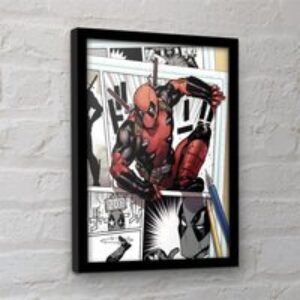 Marvel's Deadpool Comic Style Framed Collectors Print