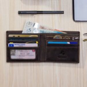 Visconti Shield RFID Slim Cash & Coin Wallet - Oil Brown