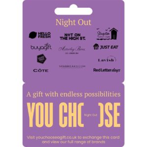 YOU CHOOSE Night Out Digital Gift Card - £50