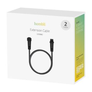 HOMBLI Outdoor Pathway Light Extension Cable - 2 m