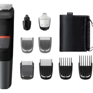 PHILIPS MG5720/13 Multigroom Series 5000 9-in-1 Wet & Dry Trimmer - Black & Silver, Black