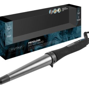 REVAMP Progloss Big Hot Ceramic Wand - Black, Black