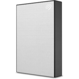 SEAGATE One Touch Portable Hard Drive - 4 TB, Silver, Silver/Grey