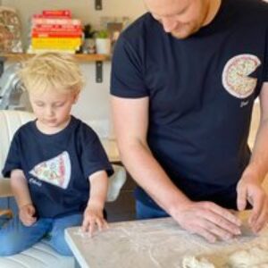 Personalised Daddy and Me Pizza T-Shirts