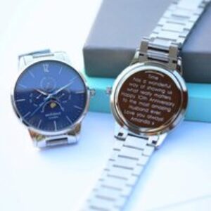 Personalised Architect Engraved Watch - Apollo Blue