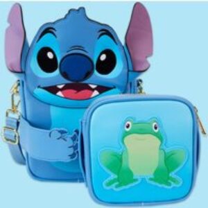 Disney's Stitch Camping Loungefly Crossbody Bag