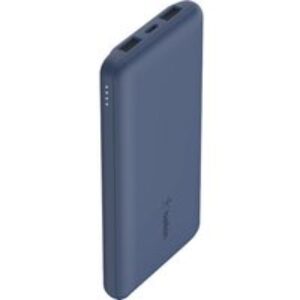 Belkin 10000 mAh Portable Power Bank with 15 W USB-C Boost Charge - Blue