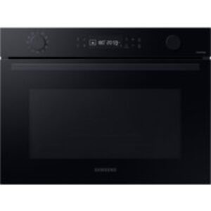 SAMSUNG Bespoke Series 4 NQ5B4553FBK/U4 Built-in Compact Combination Microwave - Black Glass