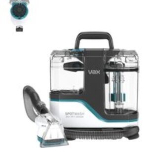 VAX SpotWash Max Pet-Design Carpet Cleaner - White & Teal Blue