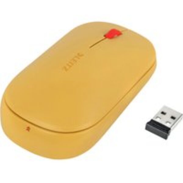 LEITZ Cosy SureTrack Dual Wireless Optical Mouse - Warm Yellow