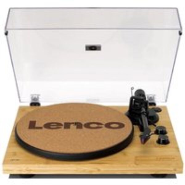 LENCO LBT-335 Belt Drive Bluetooth Turntable - Bamboo