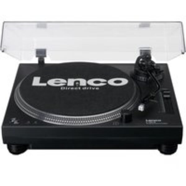 LENCO L-3818BK Direct Drive Turntable - Black