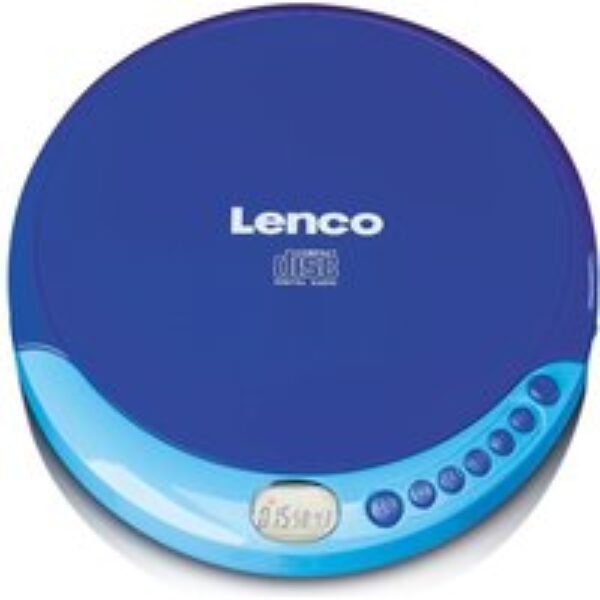 LENCO CD-011 Personal CD Player - Blue