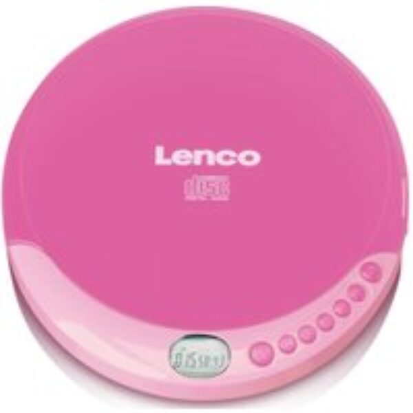 LENCO CD-011 Personal CD Player - Pink