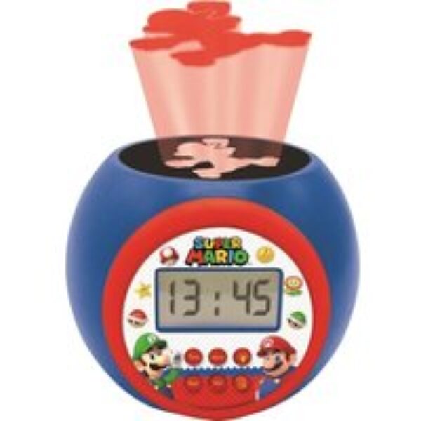 LEXIBOOK RL977NI Projector Alarm Clock - Super Mario & Luigi