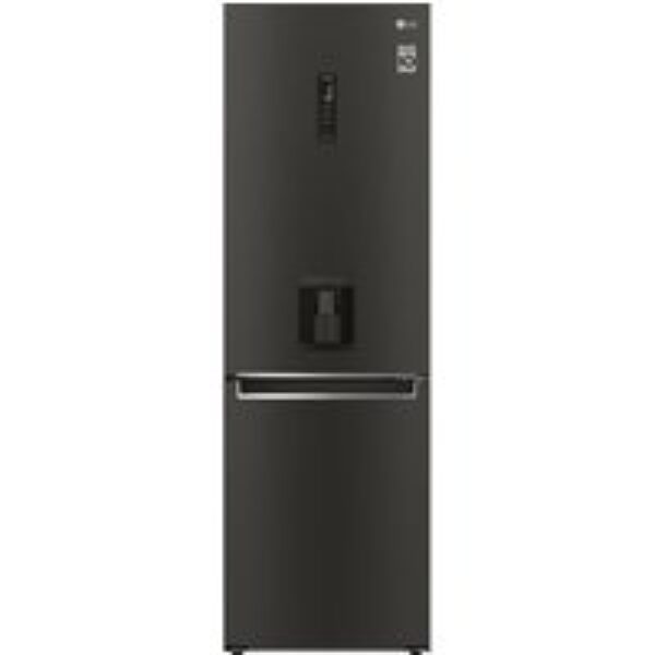 LG NatureFRESH GBF61BLHEN Smart 60/40 Fridge Freezer - Black Steel