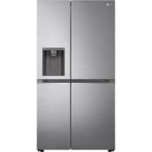 LG NatureFRESH GSLV70PZTD American-Style Smart Fridge Freezer - Shiny Steel