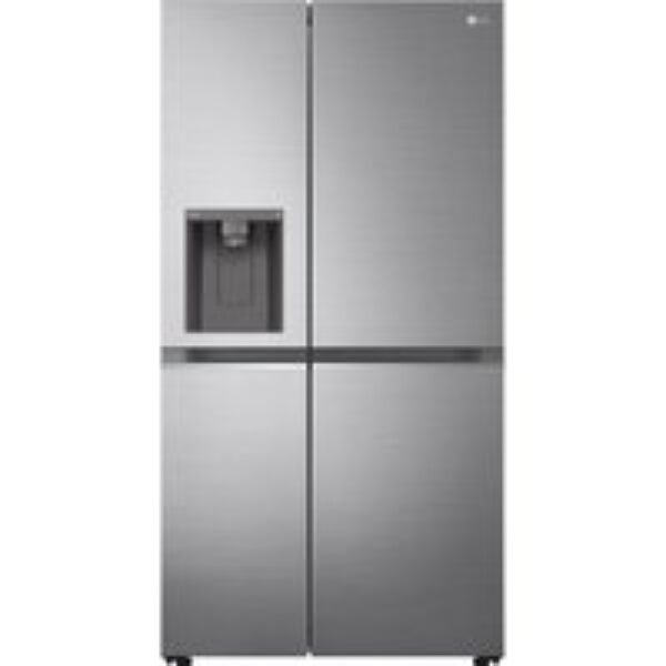 LG GSLD81PZRD NatureFRESH American-Style Smart Fridge Freezer - Shiny Steel