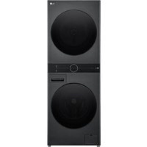 LG WashTower WT1210BBTN1 WiFi-enabled 12 kg Washer Dryer - Black