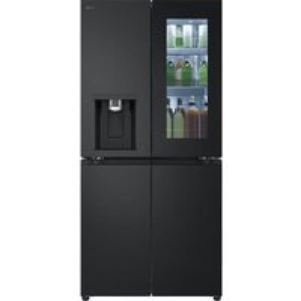 LG InstaView GMG860EPBE Smart Fridge Freezer - Matte Black