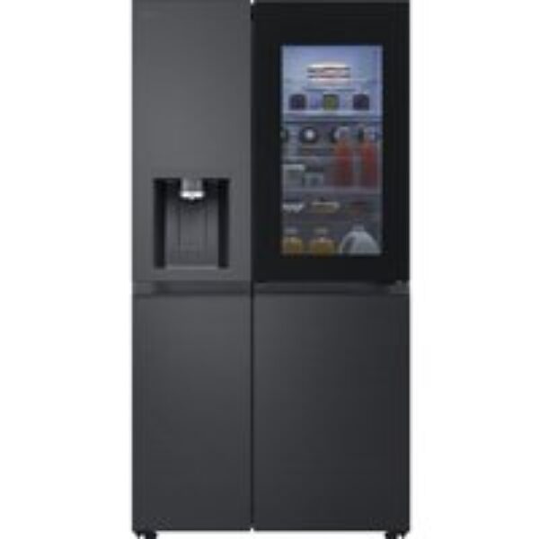 LG InstaView GSXE90EVAD American-Style Smart Fridge Freezer - Essence Black Steel