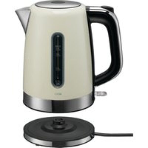 LOGIK L17SKW21 Jug Kettle - Cream